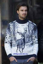 Свитер с оленями Pulltonic свитера с животными оптом в Москве и животными Турция Шерсть ягненка